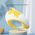 Baby Soft Rubber Waterproof Shampoo Cap Children Shampoo Artifact Baby Shampoo Cap Adjustable Ear Protectors Dinosaur Pattern. 