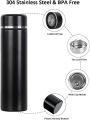 Smart Thermos Water Bottle Led Digital Temperature Display Stainless Steel. 