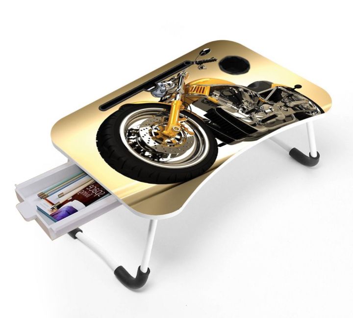 " Multi-function and Removable Stand Folding Computer Laptop Desk Small Bed Desk Simple Dormitory Lazy Table Bed with Laptop Table with Holder Slot Portable Table Stand for Laptop Tablet Reading Table - cloth stand" bike