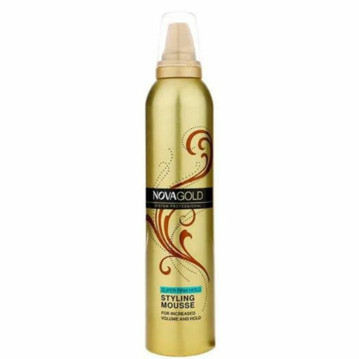nova hair styling mousse and nova hair spray natural hold