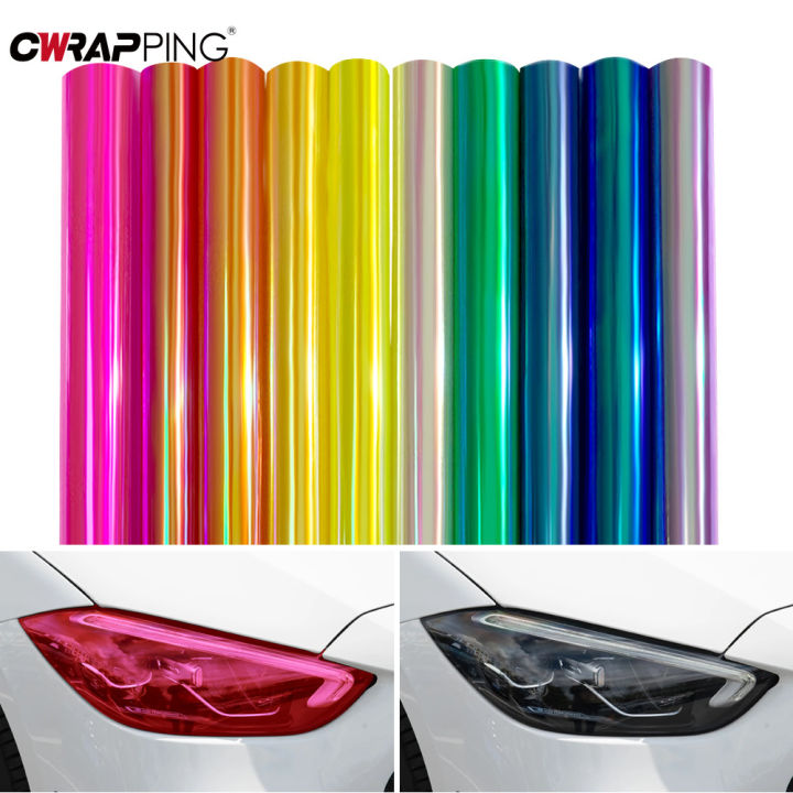 Car%20Chameleon%20Light%20Headlight%20Taillight%20Tint%20Vinyl%20Film%20Lamp%20Film%20Sticker%20Sheet%20Color-Changing%20Yellow%20Glossy%20Rear%20Fog%20Stickers%20-%20Image%206