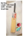 Cricket Bat Small Size for 2-8 years kids with free 1 pis Ball. 