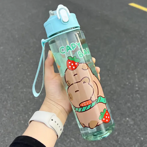 750%20mL%20Kapibala%20%20Cute%20Children's%20Straw%20Bottle%20High-value%20%20%7C%20Student%20Portable%20Cartoon%20Water%20Bottle%20with%20Lanyard%20-%20Image%205