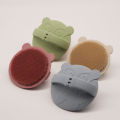 Dinosaur Silicone Scalp Massager Shampoo Brush with Soft Silicone Bristles for Dandruff Removal, Hair Growth and Scalp Care.