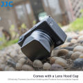 JJC Metal Lens Hood GR3 HDF GR3x HDF Dustproof Lens Protector with Lens Hood Cap Compatible with Ricoh GR IIIx HDF GR III HDF. 