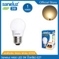 Saneluz Series 1 LED bulb 3W 5W 7W 9W 12W 14W 18W White Daylight 6500K warm white 3000K LED table tennis light e27 screw terminal fooled home lighting AC 220V led VNFs. 