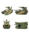 Didai 2 in 1 Aircraft And Tanks Vehicles With Sound And Music. 