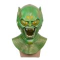 Halloween Movie Spiderman Hero Helmet Expedition Head Cover Latex Green Demon Mask Green Demon Full Head Mask. 