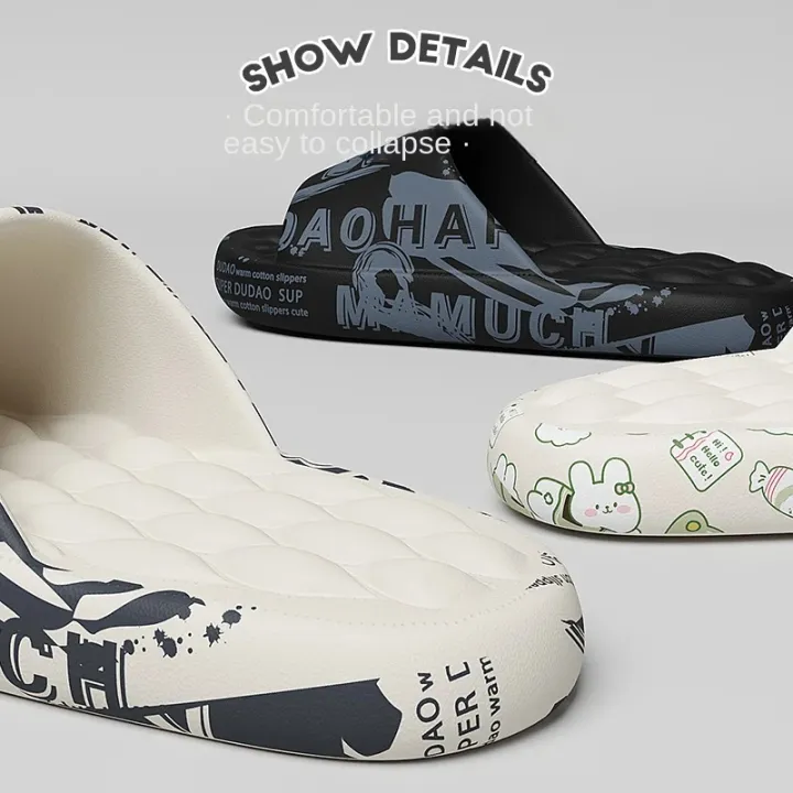 QYCKABY%202024%20Mens%20Summer%20Slippers%20Beach%20Sandals%20Flip%20Flop%20Printing%20Thick%20Soled%20Boys%20Girls%20Unisex%20Home%20Bath%20Shoe%20Large%20Size%2046-47%20-%20Image%205