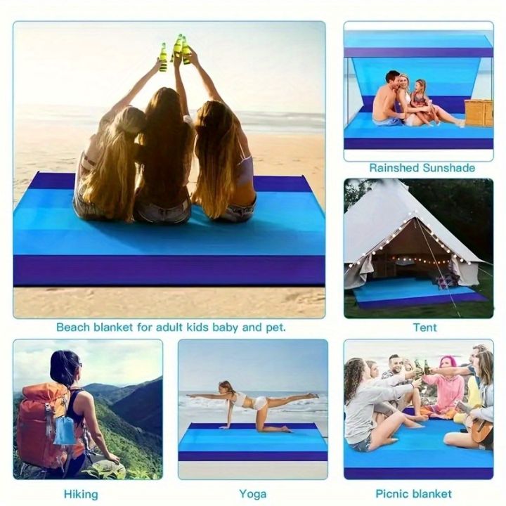 1pc%20Oversized%20Waterproof%20Beach%20Blanket%20for%204-7%20Adults%20-%20Quick%20Drying%20Sandproof%20Picnic%20Mat%20for%20Outdoor%20Travel%20Camping%20Lightweight%20-%20Image%204