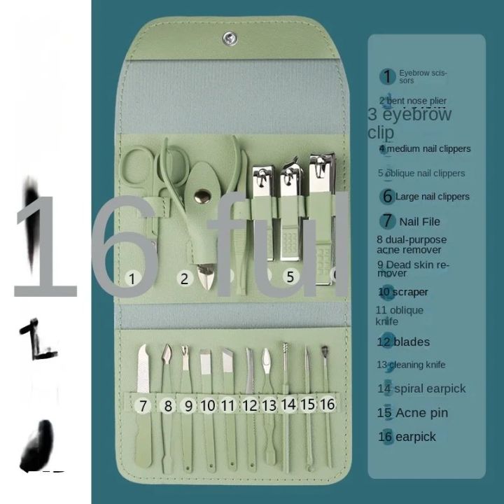 16pcs%20Nail%20Cutter%20Set%20Stainless%20Steel%20Nail%20Clippers%20Set%20With%20Folding%20Bag%20Manicure%20Cutter%20Kits%20Scissors%20Beauty%20Tool%20-%20Image%209