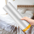 Dust-proof Film Plastic Film Whole House Decoration Furniture Bed Sofa Self-adhesive Protective Film Spray Paint Covering Cloth. 