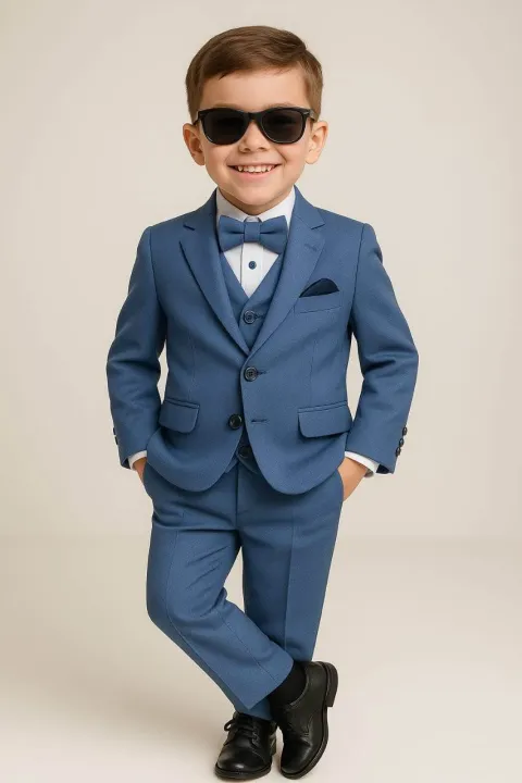 Stylish%20Boys%20Formal%205-Piece%20Suit%20with%20Shirt,%20Pant,%20Waist%20coat%20Bow%20Tie%20%E2%80%93%20Green%20&%20Blue%20(6%20Months%20%E2%80%93%2011%20Years)%20-%20Image%202