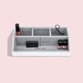 Wooden makeup organizer/cosmetics organizer/makeup box. 