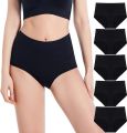 Cotton Lace Trim Bikini Panties for Women's. 