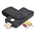 UTHAI for Windows 7 8 10 Linux OS, USB SIM smart card reader, for bank card IC / ID EMV SD TF MMC card reader USB-CCID ISO 7816. 