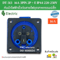 Dt-313 Power Plug 16A 3Pin 2P + E Ip44 220-250V Waterproof Electrical Industrial Wire Connector Plug Products Ready for Delivery. 