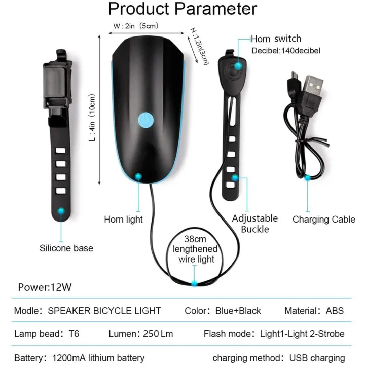 Bike%20Light%20with%20Horn%20Set,Rechargeable%20Bicycle%20Light%20with%20Bell,Bike%20Front%20Light%20for%20Electric%20Scooter,%203%20Lighting%20Modes%20-%20Image%204