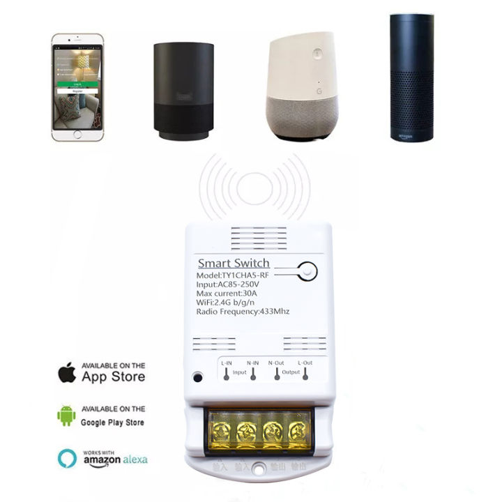 Wifi%2030A%20Tuya%20Smart%20Switch%20Intelligent%20Automation%20Modules%20APP%20Remote%20Control%2012V%2024V%2085-250V%20220V%2020A%20Relay%20HIGH%20POWER%204000W%20-%20Image%204