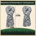Golf PU Leather Head Covers for Driver, Funny Design Golf Club Head Covers with Soft Lining - Protective, Water-Resistant. 