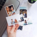 HUSPER 100 Sheets 3R Glossy Photo Paper 3.5x5 Inch 180/200/230Gsm Inkjet Compatible with Grey Back for Home Office Use.