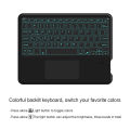Deutsch Wireless Bluetooth Backlight Touchpad Keyboard for Phone iPad Tablet Laptop German Keyboard for Android iOS Windows. 