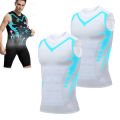 Men's shoulder quick drying vest, sports tight fitting vest super elastic breathable sweat absorbing, running, fitness training.