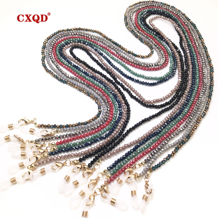 Handmade%20Fashion%20Reading%20Glasses%20Chain%20For%20Women%20Sunglasses%20Cords%203mm%20Electroplated%20Lanyard%20Beaded%20Eyewear%20Masks%20%20Wholesale%20-%20Image%205