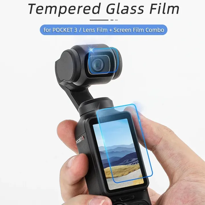 Tempered%20Glass%20For%20DJI%20OSMO%20Pocket%203%20Tempered%20Glass%20Screen%20Lens%20Protective%20Film%20Set%20High-definition%20Explosion-proof%20Accessories%20-%20Image%202