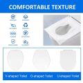 10Sheet Pack Disposable Toilet Seat Covers, Commode Seat Cover, Biodegradable for Travel Disposable Toilet Covers for Disposable Toilet Clean Hygienic Waterproof Portable Toilet Cover. 