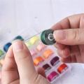 25/20 Colors Set Bobbin Thread Polyester Thread Spools Sewing Machine Bobbins With Storage Box For Embroidery Sewing Accessories. 