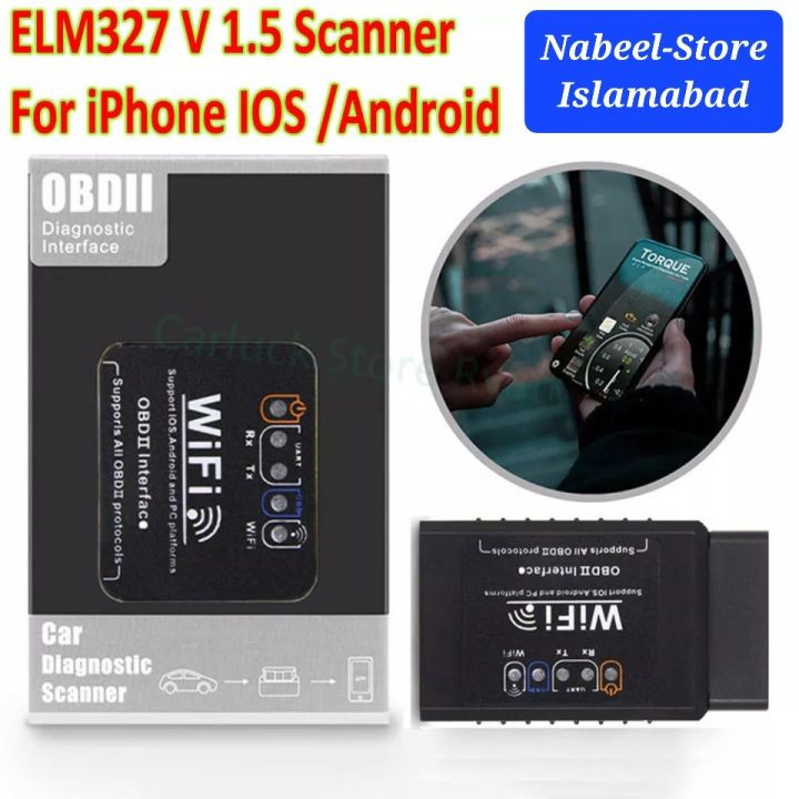 Newest Model OBD2 WIFI ELM327 V 1.5 Car Scanner For i.P h.o n e I. O. S /Android Auto OBDII Diagnostic Tool OBD 2 ODB II ELM 327