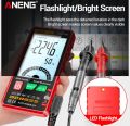ANENG®616 Big Screen with Backlight Multimeter AVO Meter 6000 Count Intelligent Mini Portable Multi Meter For measuring different Electrical Measurements. 