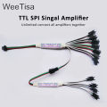 Mini TTL Pixel LED Signal Amplifier DC 5V 12V 24V for WS2811 WS2812B SK6812 3pin Addressable RGBIC Horse Race LED Strip Lights. 