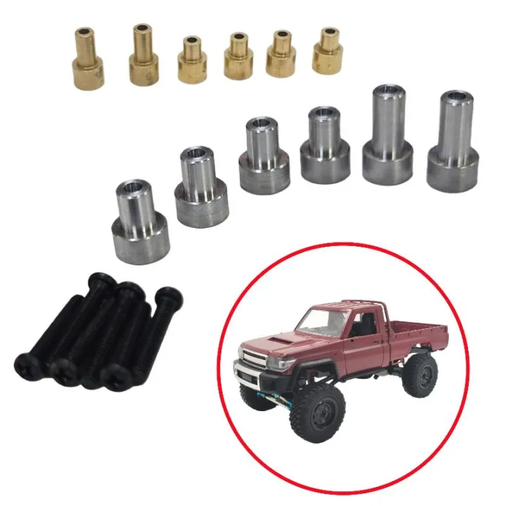 1%20Set%20For%201/12%20Modified%20Big%20Wheel%20Special%20Upgrade%20Parts%20MN82%20MN82S%20Metal%20Car%20Shell%20Raise%20The%20Column%20Heighten%20Bracket%20-%20Image%204