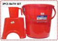 Balti,Water Bukets,pure plastic diffrents colors water bucket with mug and stool ,premium quality. 