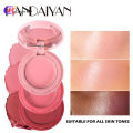 Handaiyan 3 In 1 Makeup Palette Eye Shadow Face Blusher Shining Natural Matte Multi-color Tint Trio Wonder – Lip & Cheek Stack. 