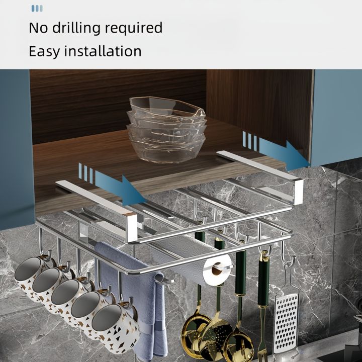 1PC%20Stainless%20Steel%20Hanging%20Kitchen%20Storage%20Rack%20with%20Hooks%20Paper%20Towel%20and%20Utensils%20Holder%20Cutting%20Board%20Storage%20Shelf%20-%20Image%203