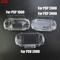 JCD 1pcs Crystal Transparent Hard Protective Case Cover Shell For  PsVita Psv PSP 1000 2000 3000 Full Body Protector Skin Case. 