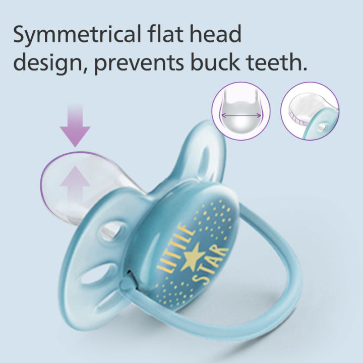 PHILIPS%20AVENT%20silica%20gel%20Soothing%20pacifier%20Over%200-6%20months%20Newborn%20babies%20Anti-Colic%20baby%20nipple%20ventilate%20no%20smell%2006-18%20months%20-%20Image%205