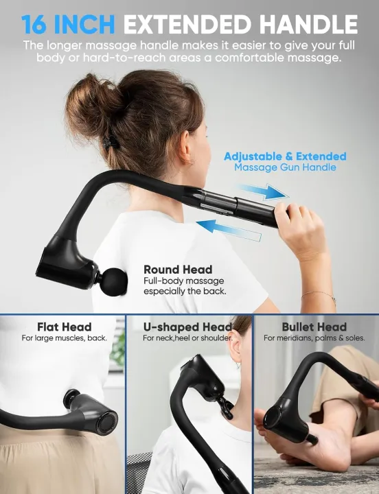 Deep%20Tissue%20Massage%20Gun%20with%20Extended%20Handle,%2012mm%20Percussion%20Muscle%20Massager,%20Adjustable%20Speed%20with%204%20Massage%20Heads%20-%20Image%206