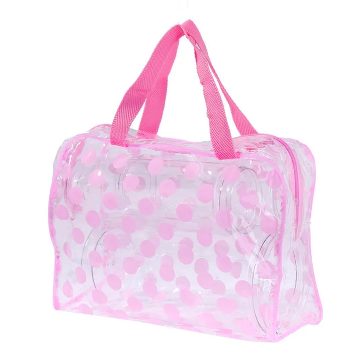 Transparent%20Polka%20Dot%20Women's%20Makeup%20Bag%20Waterproof%20PVC%20Cosmetic%20Bag%20Portable%20Women%20Storage%20Bag%20Toiletries%20Female%20Wash%20Bag%20-%20Image%204
