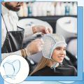 Professional Salon & Home Use Hair Highlighting Cap with Built-in Crochet Hook - Reusable Hair Dyeing cape. 