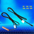 Air Conditioning Temperature Sensor 5K 10K 15K 20K 25k 50K Air Conditioner Tube Sensor Head Copper Head.