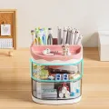 Pen Holder Large Capacity Desktop Multifunctional Stationery Storage Box Student Desk Storage Box Office Creative Pen Box. 