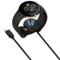 Type-C Fast Charger for Google Pixel Watch 2 Charging Cable Cord for Google Watch2 USB-A Charge Magnet USB-C Black. 
