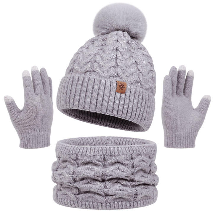 3Pcs%20Women%20Winter%20Hat%20Scarf%20Gloves%20Set%20Christmas%20Fur%20Ball%20Teenager%20Beanie%20Neck%20Warmer%20Suit%20Pompom%20Knitted%20Woman%20Men%20Cap%20Set%20-%20Image%207