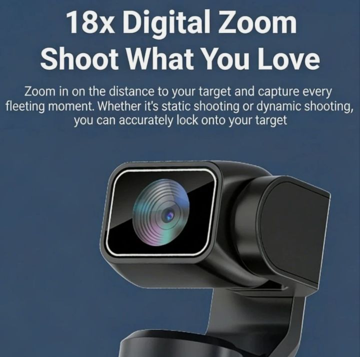 4K%20Vlog%20Pocket%20WiFi%20Gimbal%20Auto%20360%C2%B0%20Rotation%20Portable%20Camera%20-%20Image%205
