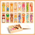 Animal Pattern Matching Memory Game for Kids - Wooden Montessori Educational Toy for Halloween &  . 