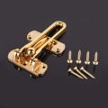 Door chain lock security door latch Metal security buckle lock golden. 